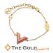 LOUIS VUITTON браслет esen автомобиль ruV M63184 15-18.5cm metal Gold розовый серия заклепки женский аксессуары Louis Vuitton * б/у 