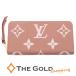 LOUIS VUITTON Zippy бумажник M81645 монограмма Anne план to кожа bai цвет rose Tria без претензий Zip длинный бумажник длинный кошелек * б/у 