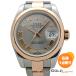 ROLEX Date Just reti179161 OH settled 26mm Rome n серый циферблат SS ERG комбинированный самозаводящиеся часы наручные часы женский часы Rolex * б/у 