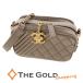 CHANEL Mini камера сумка A92656 14cm bronze gold металлические принадлежности цепь сумка на плечо женский Chanel * б/у 