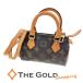 LOUIS VUITTON Mini speedy M41534 монограмма парусина Brown с ремешком . сумка на плечо женский Louis Vuitton * б/у 