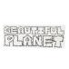 BEAUTIFUL PLANET стикер beautiful planet FONT STICKER (WHITExBLACK)