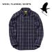 24-25 фланель рубашка зеленый механизм закрывания GREEN CLOTHING WOOL FLANNEL SHIRTS (NAVY TRAD) WOOL:50%