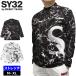 SY32 GOLF мужской mok шея рубашка с длинным рукавом стрейч RECYCLING KANOKO MOCK NECK SYG-2136-B RCBReswaisa- чай tu Golf с высоким воротником 