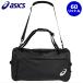  Asics asics большая спортивная сумка примерно 60L 3033C082 001 черный сумка "Boston bag" сумка на плечо мужской женский унисекс часть деятельность .. путешествие посещение школы 