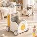  ручная тележка младенец baby War машина ходунки Cart можно ехать машина развивающая игрушка игрушка-"самокат" детский 1 лет половина место хранения симпатичный день рождения подарок Рождество игрушка модный 