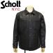 Schott (����å�) 3111050 LAMB LEATHER COVERALL JKT ���С������� �쥶�����㥱�å� 09BLACK