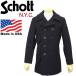 Schott ( Schott ) 753UST MELTON PEA COAT TALL ( melt n бушлат высокий ) 087-NAVY