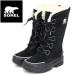 SOREL (soreru) NL3426 TIVOLI IV TALLtiboliIV высокий женский боты водонепроницаемый 010 BLACK SRL019