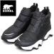 SOREL (soreru) WMS NL5044 кинетический удар пуховка .- Zip вода устойчивый ботинки женский 012BLACK SRL143