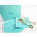 TIFFANY&amp;CO. Tiffany Open Heart baby ложка вилка комплект BOX имеется *AC25326