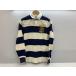 Polo Ralph Lauren Polo Ralph Lauren 90s Rugger рубашка окантовка рубашка-поло с длинным рукавом размер S темно-синий белый вышивка v091171