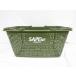 SAPEursa бассейн покупки корзина корзина 25ss хаки зеленый W: примерно 42cm×H: примерно 22cm/D: примерно 32cm б/у товар *120311