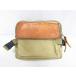 PORTER Porter FIELD поле сумка-пояс сумка "body" Brown чай цвет Camel Yoshida bag б/у товар *120487