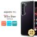 AQUOS R5G [ SH-51A / SHG01 ] мягкий чехол покрытие TPU прозрачный чехол прозрачный ремешок отверстие одноцветный простой Aquos a-ru пять G docomo DoCoMo au s