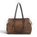 LOUIS VUITTON Chelsea Damier *eben парусина Brown сумка на плечо N51119
