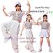  Kids танцевальный костюм . рука Cheer девушка hip-hop heso.. девочка t рубашка юбка Kids Dance низ девушки украшен блестками костюм симпатичный 