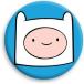 Adventure Time (ɥ٥㡼)FINN BIG HEAD BUTTON ̥Хå (ԥ󥿥)