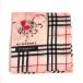 BURBERRY LONDON Burberry London носовой платок не использовался товар noba проверка обезьяна рисунок Pink Lady -s