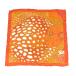HERMES Hermes шарф / Calle 90 глубокий море / рыба /GRANDS FONDS/ шелк 100% orange женский 