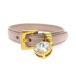 miumiu MiuMiu браслет crystal очарование /ma гонг s кожа / 5IB066 розовый бежевый женский 