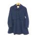 Kate spade Kate Spade flair пальто хороший Kids размер 150 темно-синий шерсть . женский лента внешний ребенок одежда девочка 