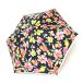 SONIA RYKIEL Sonia Rykiel folding umbrella beautiful goods parent .. length :53cm black / multicolor flower & fruit lady's miscellaneous goods fashion 