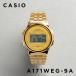 CASIO STANDARD MENS Casio A171WEG-9A наручные часы часы бренд мужской женский chi-p Casio chipkasi цифровой дата в Японии не продается подарок подарок 