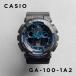 CASIO G-SHOCK �J�V�I G�V���b�N GA-100-1A2 �r���v ���v �u�����h �����Y �j�̎q �A�i�f�W ���t �J�����_�[ �h�� �u���b�N �� �u���[ �� �M�t�g �v���[���g