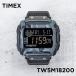 日本未発売 TIMEX タイメックス コマンド ショック 54MM TW5M18200 腕時計 メンズ デジタル ブラック 黒 グレー カモフラージュ 迷彩 海