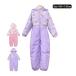  ski wear Kids Jump suit girl child Unicorn pattern snow play cotton inside snow wear One-piece 100cm 110cm 120cm 130cm