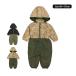  baby Jump костюм мужчина ребенок динозавр рисунок зимняя одежда снежные игры с хлопком комбинезон комбинезон snow комбинированный 80cm 90cm 95cm
