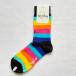  happy носки мужской женский STRIPES Rainbow HAPPY SOCKS почтовая доставка соответствует 