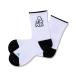 Arch playful logo crew socks[A325109]white/black