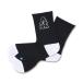 Arch playful logo crew socks[A325112]black/white