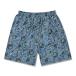 Arch gobelin fabric pattern shorts[B125126]nile blue