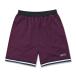 Arch hem line shorts[B125132]bordeaux