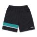 Arch one side paneled shorts[B126105]black/teal