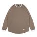 ballaholic COOL LongTee [BHBTS00398TGW]taupe gray/white