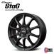 MID WHEELS StaG �X�^�b�O 15�C���` 4.5J �C���Z�b�g:43 4H100 �X�g�����O�K�����^ �A���~�z�C�[��4�{�Z�b�g N-BOX JF5 ���[�� LA150S �y�J�[ ����