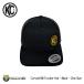 KC HiLiTES �L���b�v ���S �X�q �u���b�N Curved Bill Trucker Hat - Black One Size �A�����J �u�����h