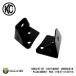 KC HiLiTES 饤ȥ֥饱å  󥰥顼 JK Bracket Set - Light Mount - Windshield - Pillar Mount - Pair - for 07-18 Jeep JK