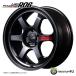 4�{�w���ő������� MID Racing R06 18x8.5J 5/100 +45 �N���X�^���u���b�N �V�i�z�C�[��1�{���i �y������s�z