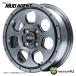 4̵ܹ MID WHEELS MUD AGENT 12x4.00B 4/100 +40 ᥿å졼 ʥۥ1ܲ Բġ
