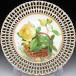  Minton золотая краска роза . plate 23cm 1882 год античный 