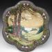  Old Noritake дерево Land пейзаж . ножек есть миска 