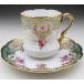  Old Noritake gold peak Jules rose . cup & saucer (d)