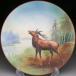  Old Noritake mold олень природа пейзаж . plate 27cm