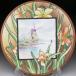  Old Noritake способ машина пейзаж . цветок . plate 25cm
