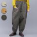 woshu обработка tuck машина b брюки | painter's pants брюки низ осень-зима длинный длина полный length ko Kuhn ....ba Rune талия резина простой 